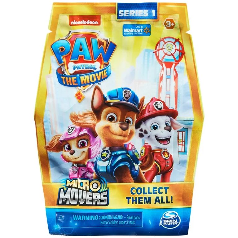 PAW Patrol, Micro Movers Mystery Movie Mini Figure (Style May Vary) - Walmart.com | Walmart (US)