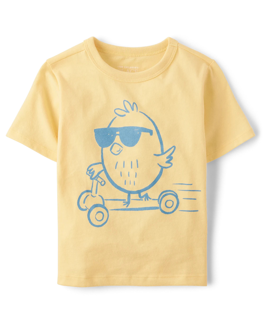 Baby And Toddler Boys Easter Chick Scooter Graphic Tee - yellow | The Children's Place