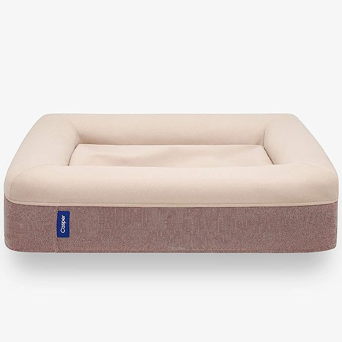 Casper Dog Bed, Plush Memory Foam, Small, Sand | Amazon (US)