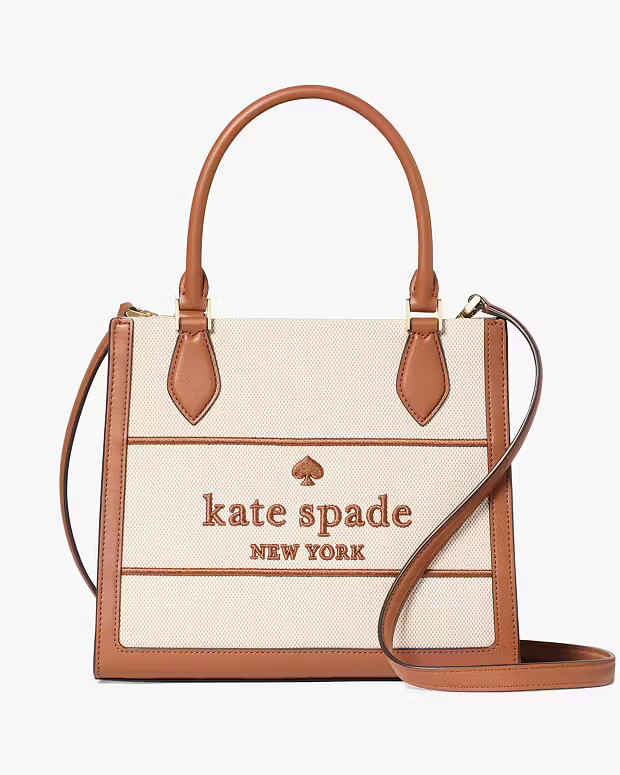 Ellie Canvas Small Tote | Kate Spade Outlet