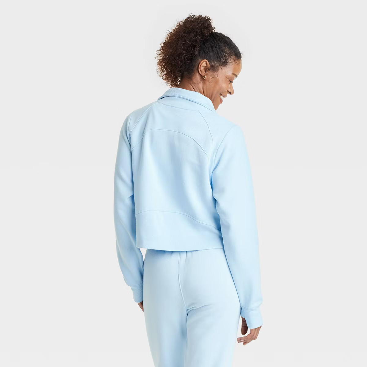 Women's Fleece Half Zip Pullover Sweatshirt - All In Motion™ | Target
