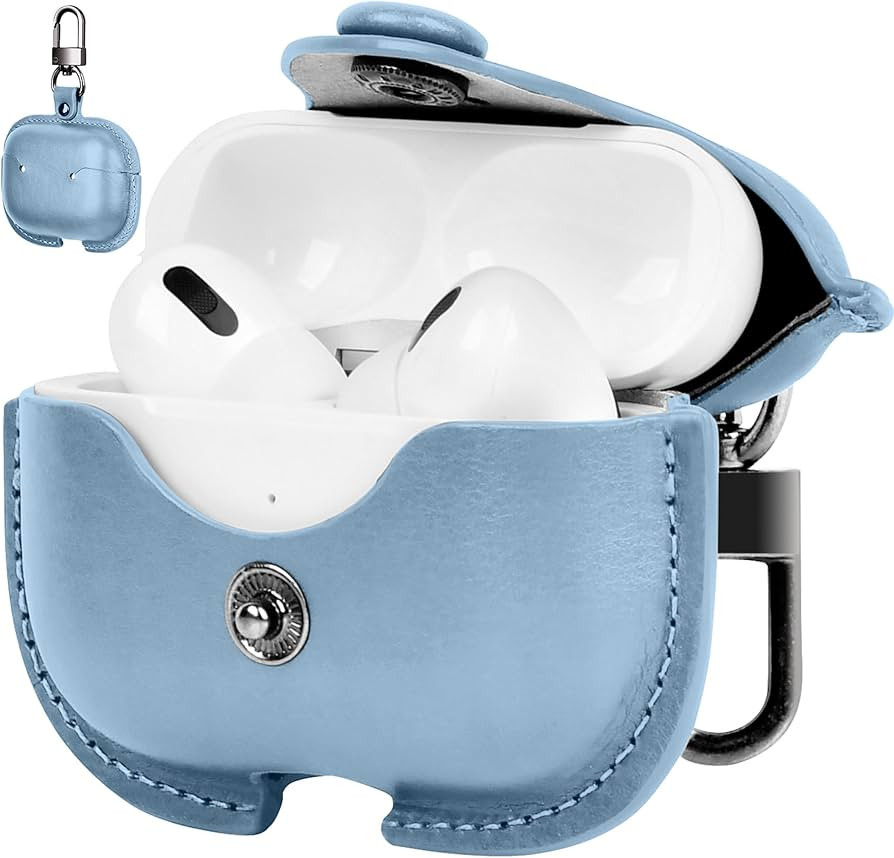 for AirPods 4 Case Leather | One Pieces Cute iPod AirPods 4th Generation Case | with Keychain | A... | Amazon (US)