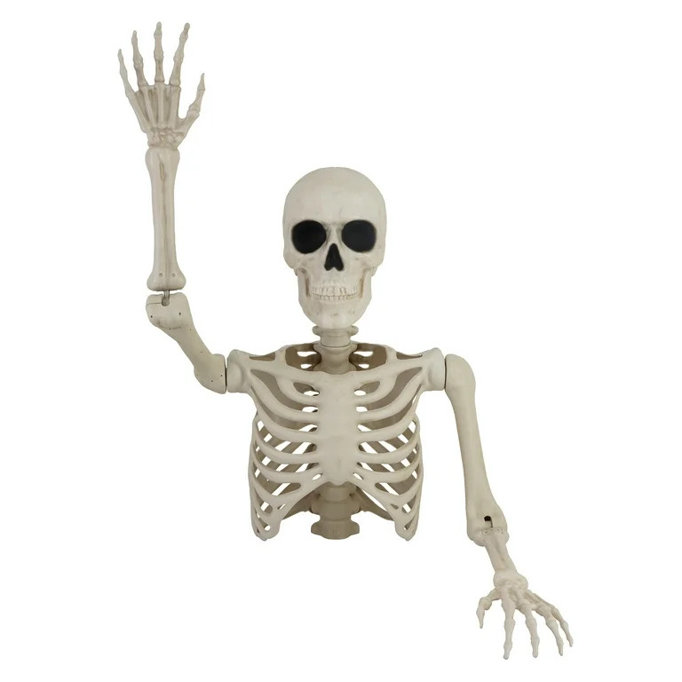 46 inch White Skeleton Groundbreaker, by Way to Celebrate | Walmart (US)