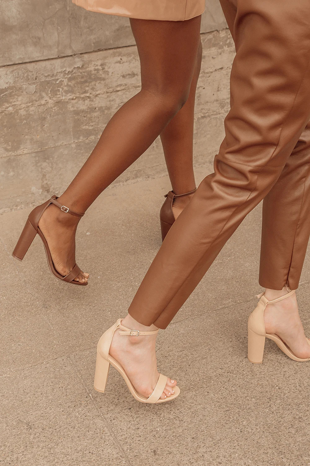 Taylor Naked Vanilla Ankle Strap Heels | Lulus (US)