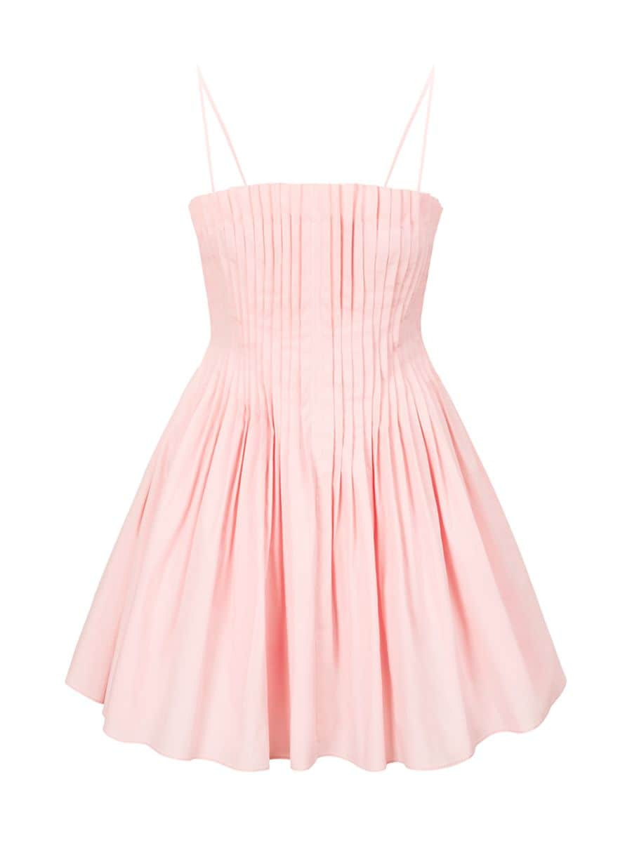 Bella Pleated Minidress | Saks Fifth Avenue