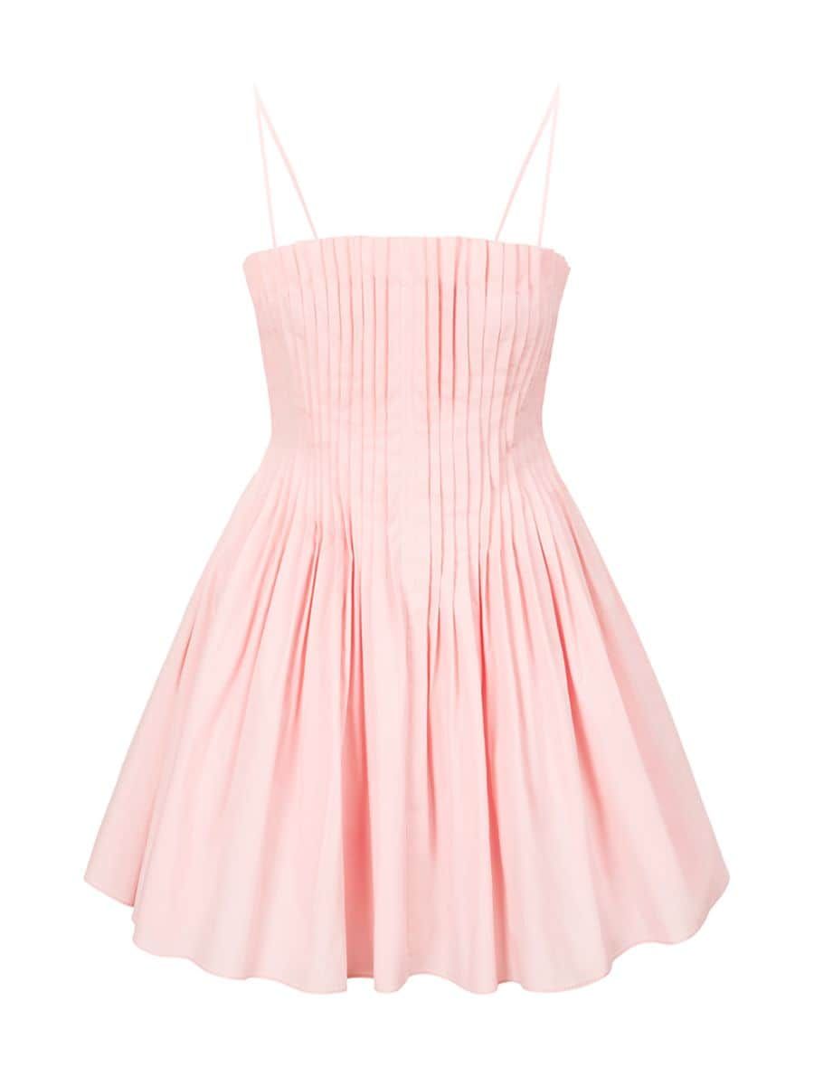 Bella Pleated Minidress | Saks Fifth Avenue