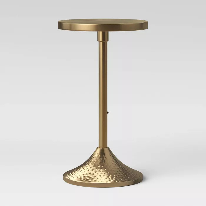 Lasker Patina Brass Drink Table Brass - Threshold™ | Target