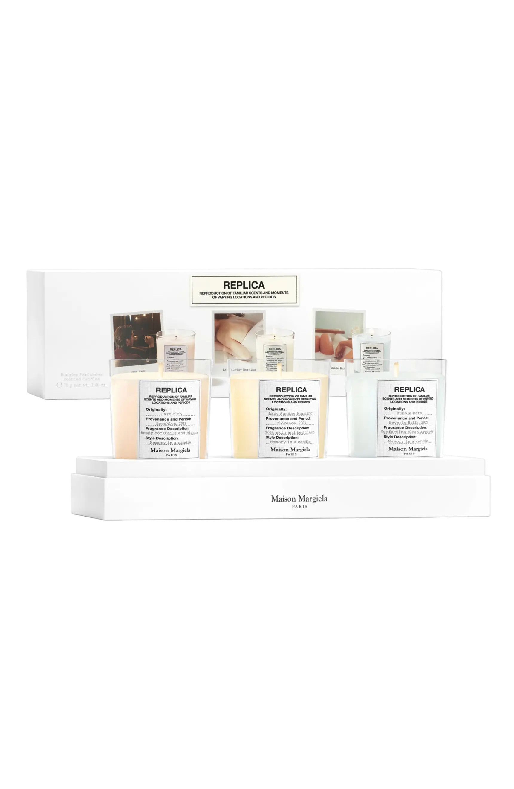 Maison Margiela Replica 3-Piece Scented Candle Set (Limited Edition) $126 Value | Nordstrom | Nordstrom