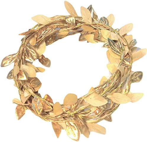 Small Gold Leaves Wire Garland, 6 ft, Accent, Embellishment, Table top, Vase, Elegant Blooms & Th... | Amazon (US)