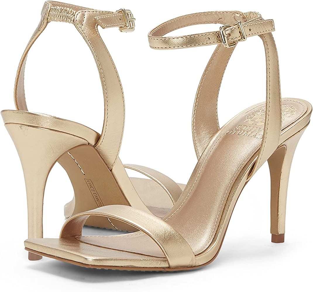 Vince Camuto Women's Saprenda Ankle Strap Sandal Heeled | Amazon (US)