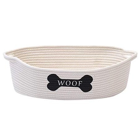 Durable Rope Dog Toy Box with Handle, pet Toy Basket(Grey), Puppies Bed, Toy Dog Storage - Perfect f | Walmart (US)