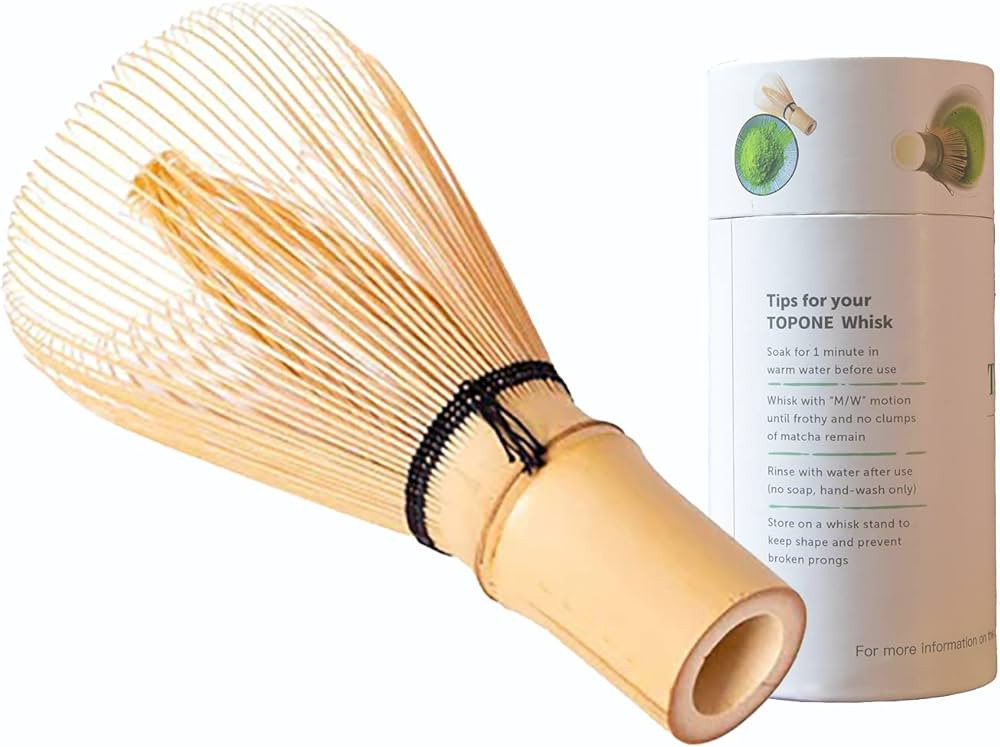 ARTDOU Golden Bamboo Matcha Green Tea Whisk Chasen, Matcha Stirrer Traditional Japanese Tea Whisk... | Amazon (US)