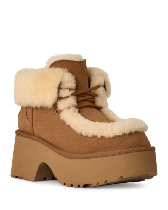 Women's Esmee Lace Up Platform Booties | Bloomingdale's (US)