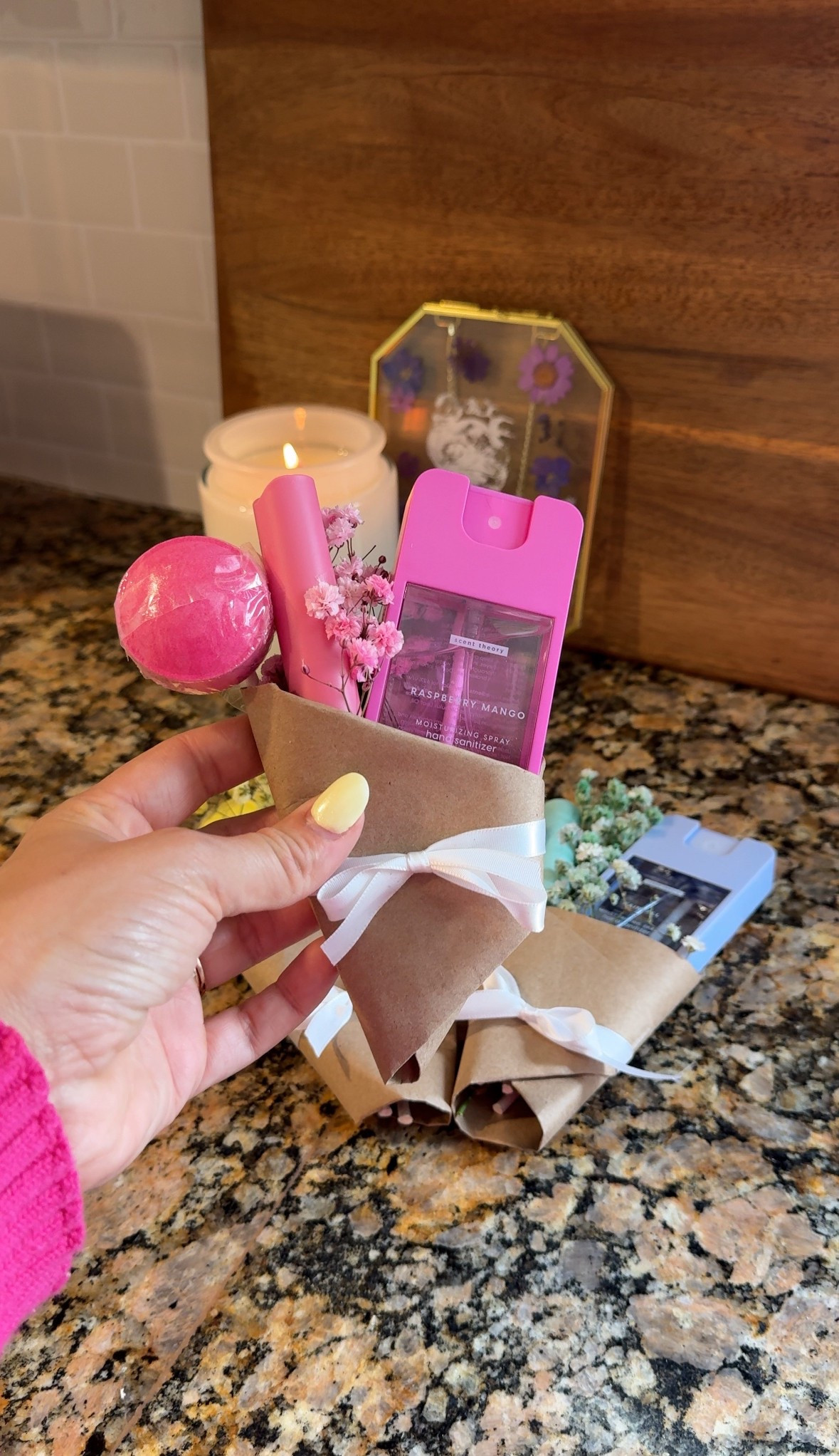 Obsessed with these mini gift bouquets as a gift idea and under $10 each! Perfect for sisters, friends or anyone you want to celebrate 💗 

#valentinesday #mothersdaygift #mothersdaygiftideas #momfriends #toddlermom #giftsforher #diygift

#LTKGiftGuide #LTKFamily

#LTKSeasonal