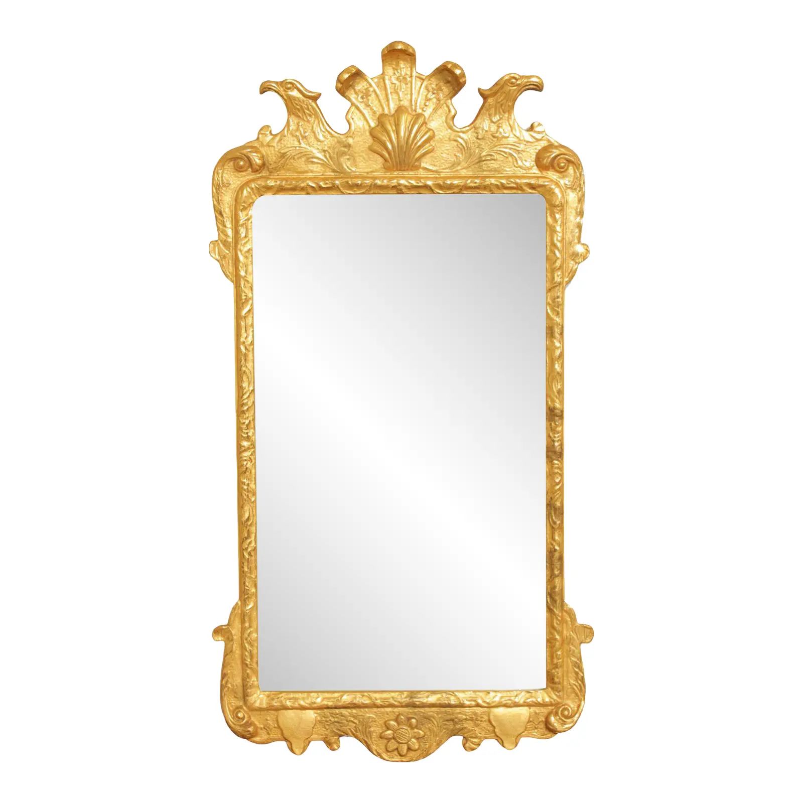 Friedman Brothers Colonial Williamsburg George I Style Gilt Mirror | Chairish