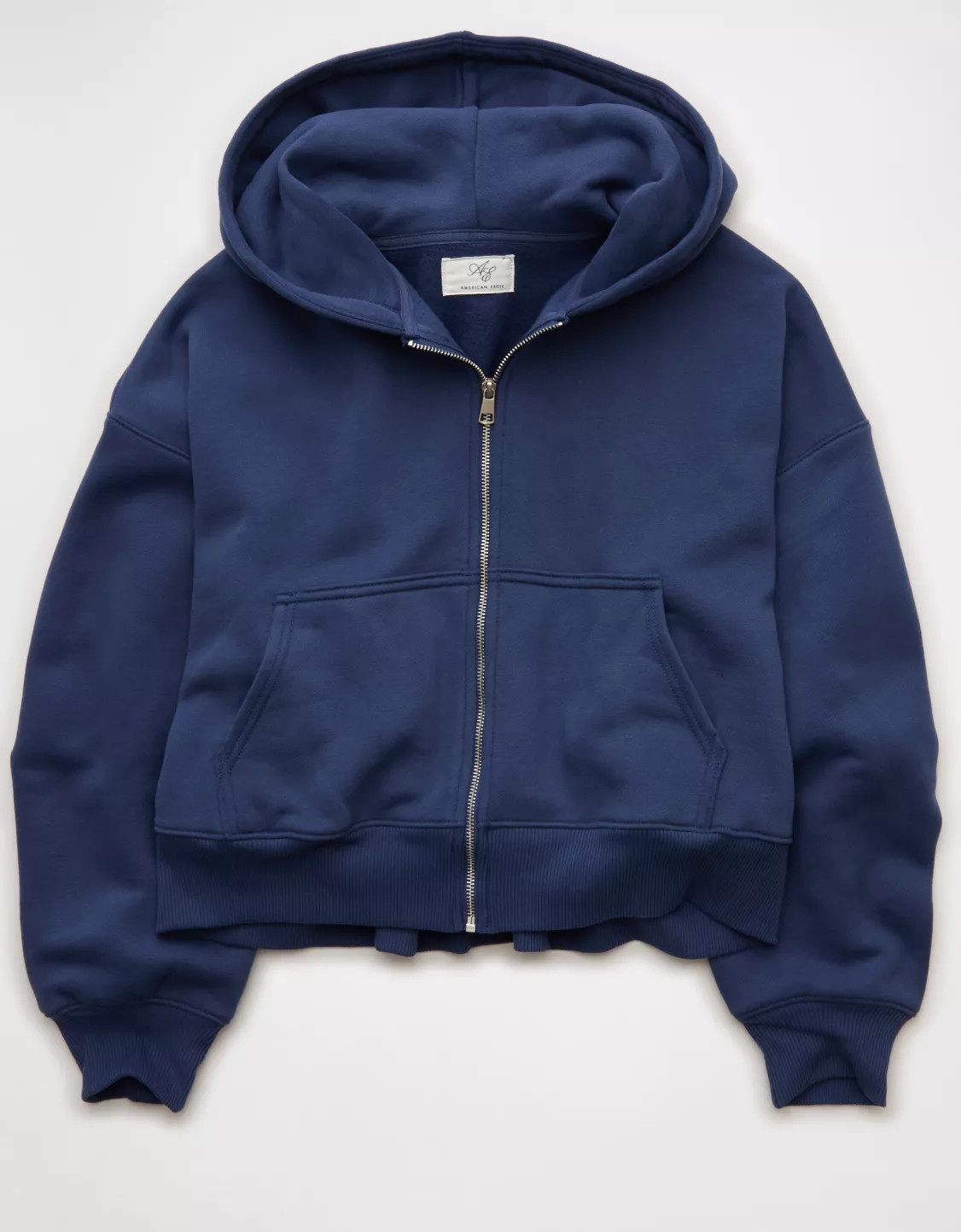 AE Full-Zip Balloon Sleeve Hoodie | American Eagle Outfitters (US & CA)