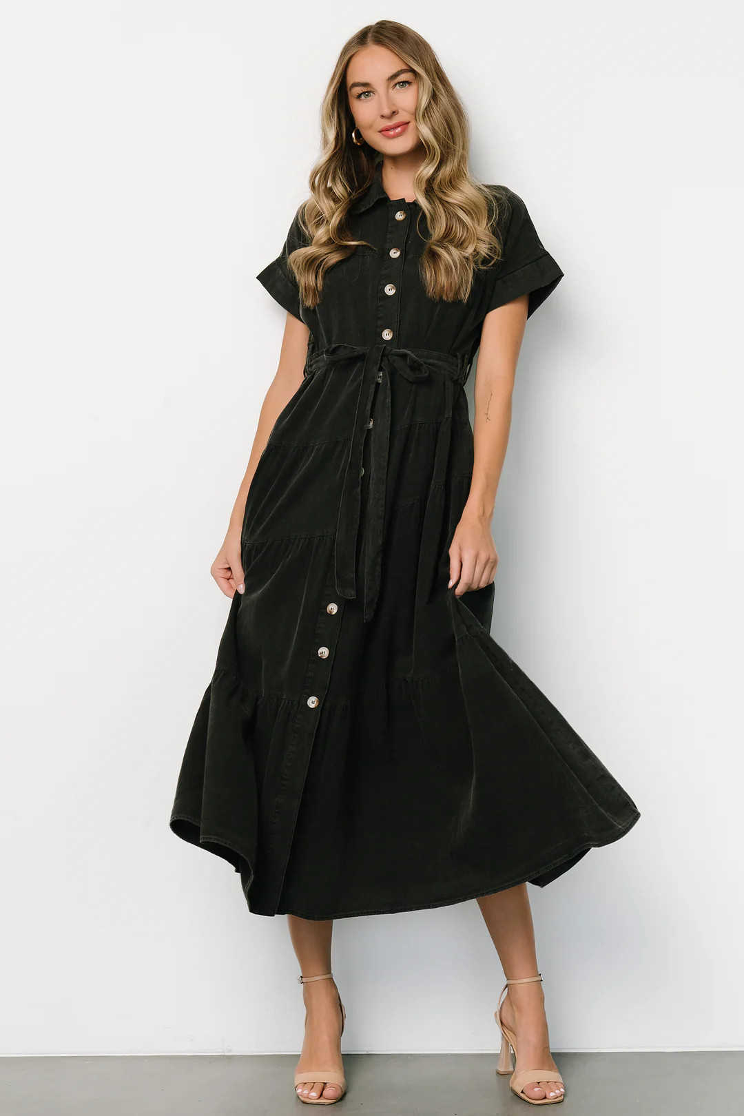 Logan Button Up Maxi Dress | Denim | Baltic Born