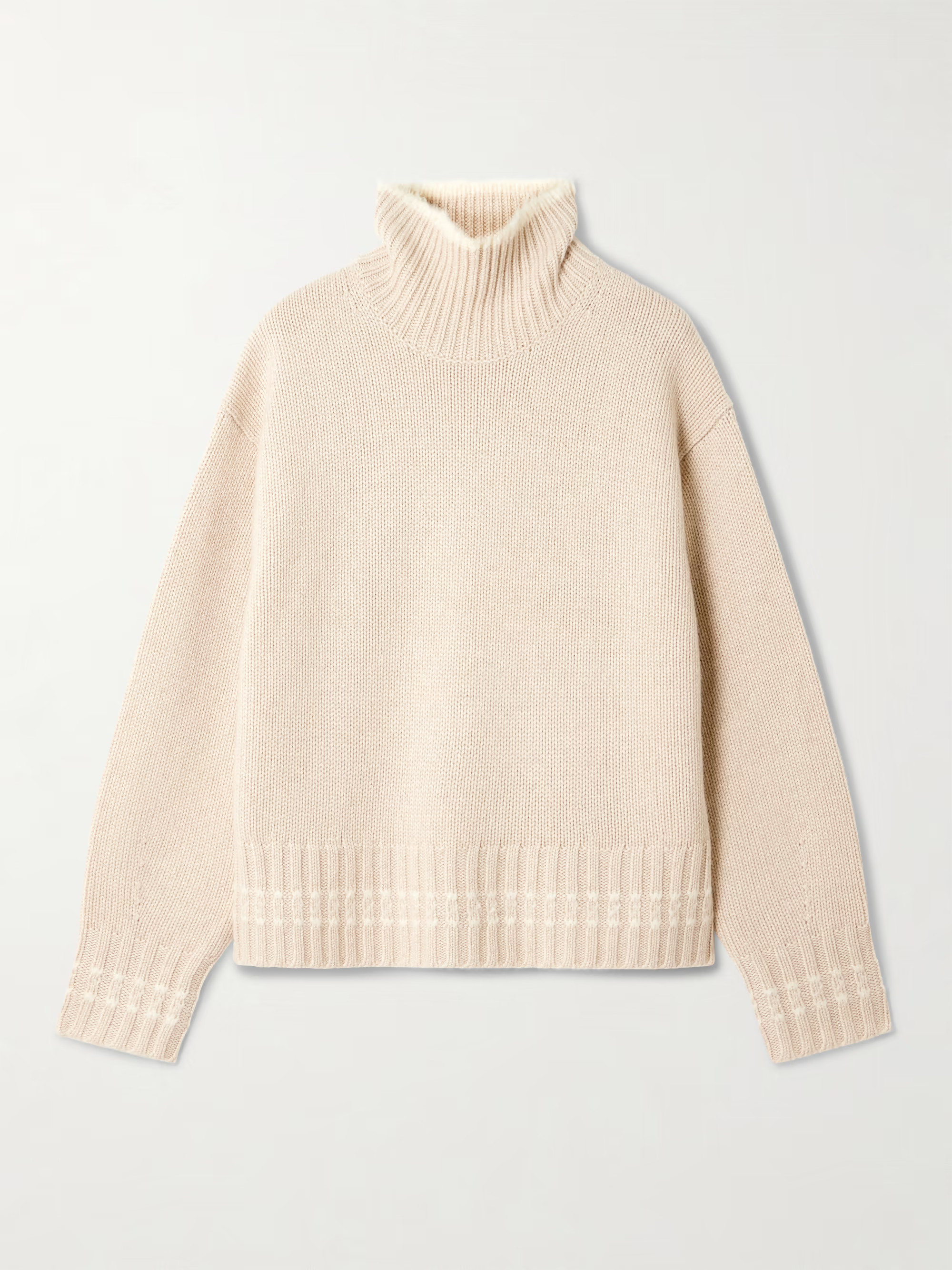 Tipped Cozy Stehkragenpullover aus Kaschmir | NET-A-PORTER (UK & EU)