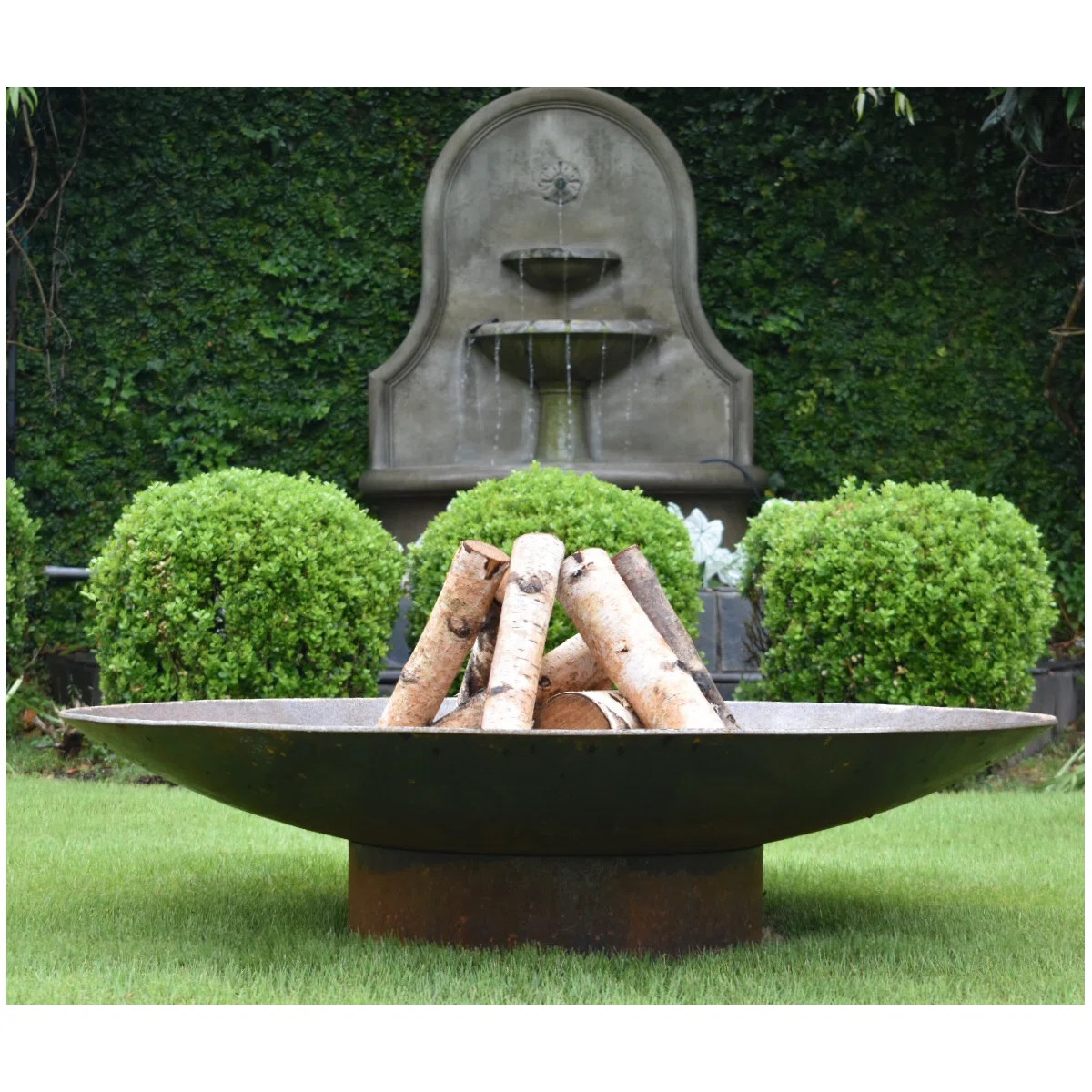 Hartlepool Round Steel Wood Burning Fire Pit | Wayfair North America