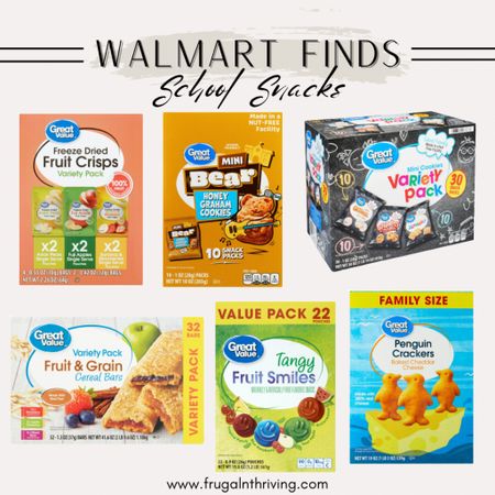 For packed lunches or after school treats, Walmart has all your school snack needs!!

#sponsored #walmart #walmartbacktoschool #walmartsnacks #schoolsnacks

#LTKBacktoSchool #LTKSeasonal #LTKkids
