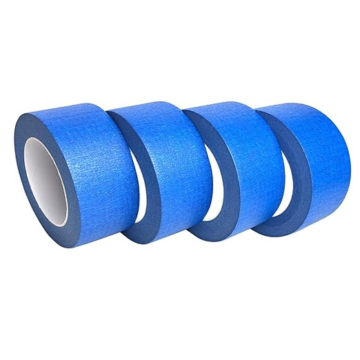 Painters Tape 2 Inch Wide, 4 Rolls Blue Masking Tape, 2 Inches x 55 Yards x 4 Rolls, 220 Yards in... | Amazon (US)