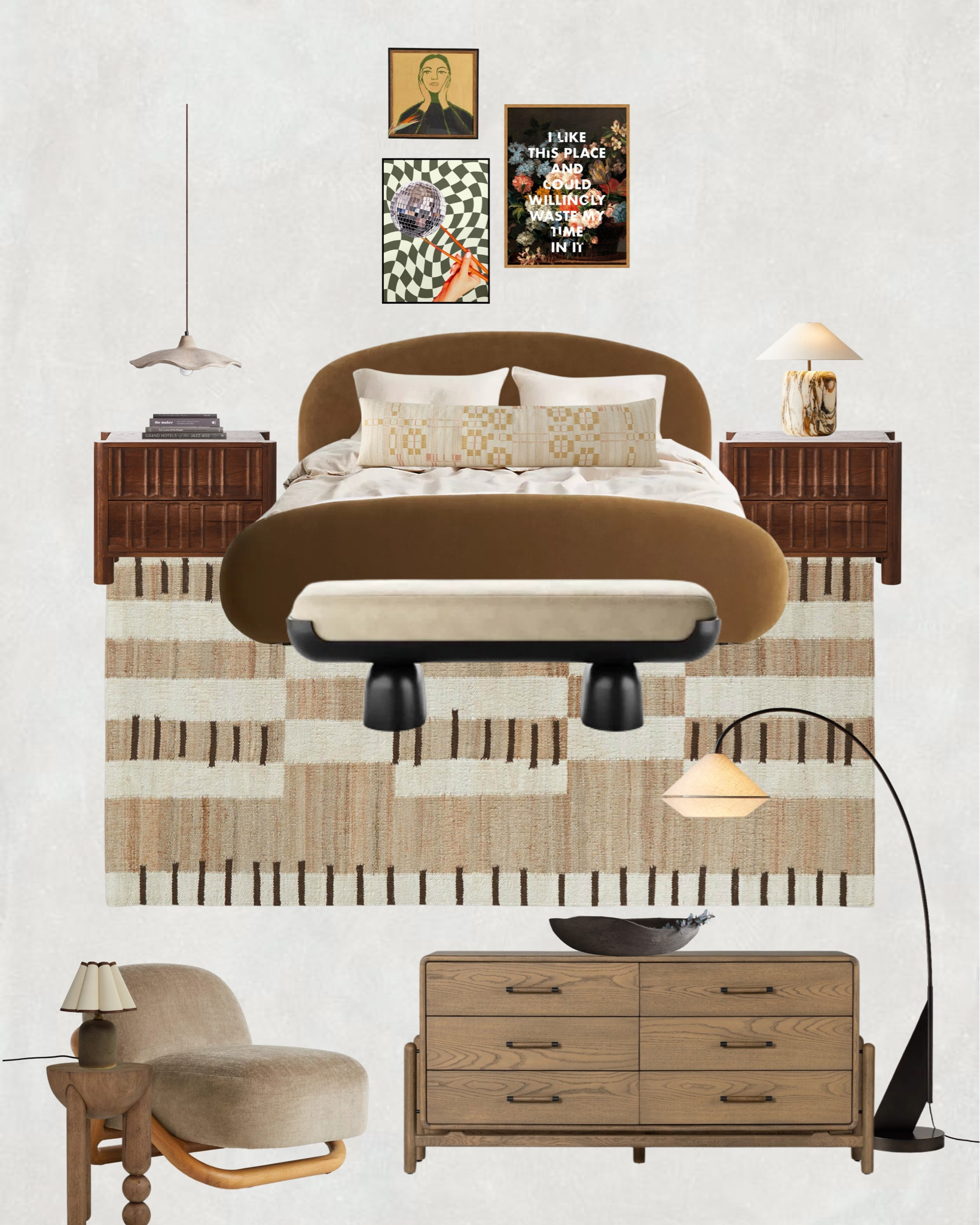 A bedroom with a rusty vibe. ☺️

#LTKFamily #LTKHome