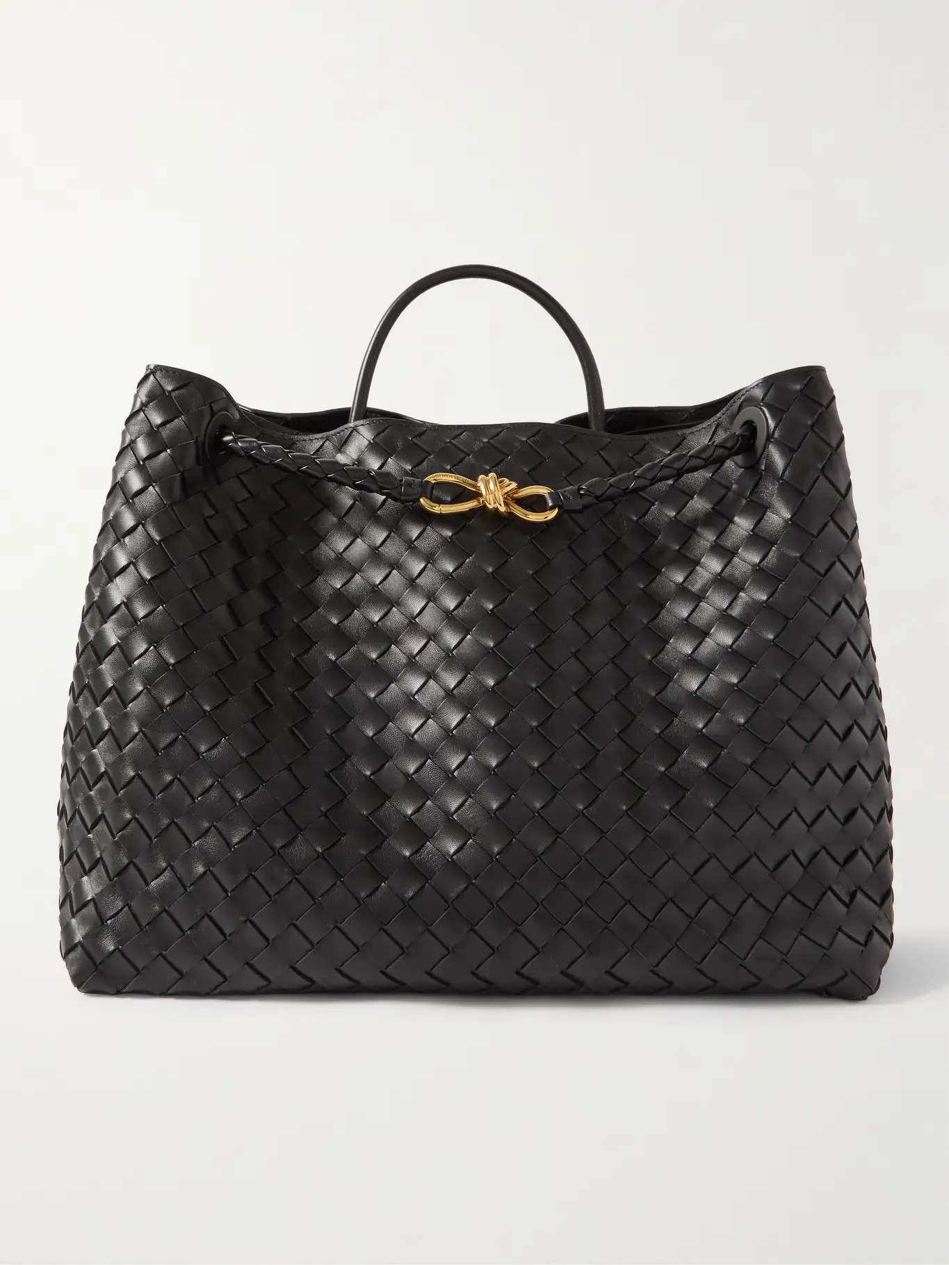 Large Andiamo Intrecciato Leather Messenger Bag | Mr Porter (US & CA)