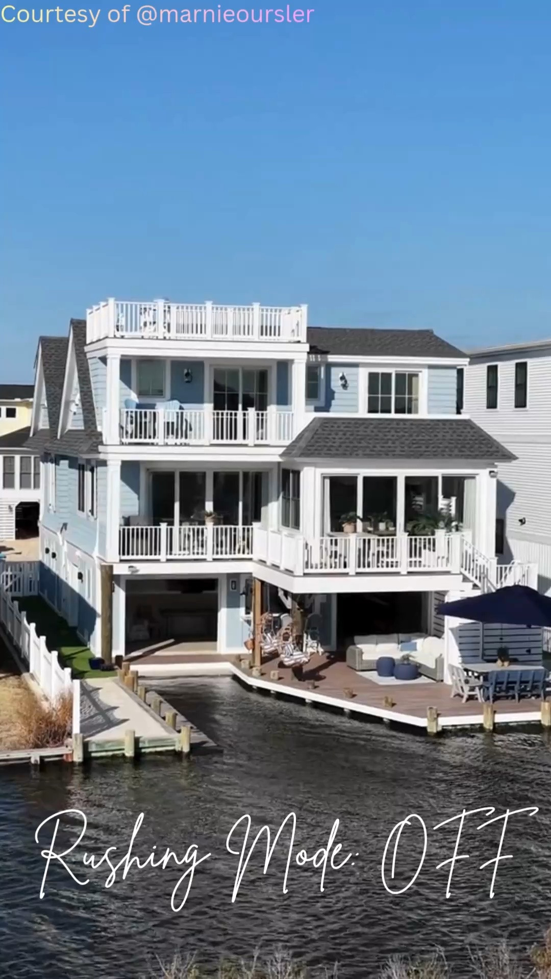 Rushing Mode: OFF. 🌊

No alarms. No deadlines. No need to hurry.

Just a beautiful beach house, calming waterfront views, and a reminder that you've done enough this week. Now it's your time to simply exhale.

This is the kind of home that makes you want to linger a little longer, pour another cup of coffee, and enjoy every moment.

Build + Design: @marnieoursler
🎥: @danajefferyhoff⁠

🤍 Shop this coastal look on HomeBunch.com
🌊 See my Stories for the direct link.

Full tour: https://www.homebunch.com/2026-beach-house-design-ideas-with-soft-blue-exteriors-coastal-paint-colors/

#coastalhome #beachhouse #coastalliving #waterfrontliving #coastaldecor #weekendvibes #coastalstyle #homedecor #beachhouseinspiration #homebunch

#LTKsummer #LTKhome #LTKover50style