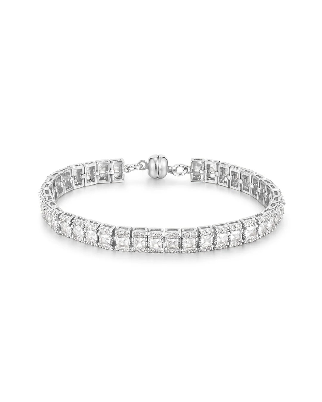 The Triple Crystal Tennis Bracelet | Luv Aj