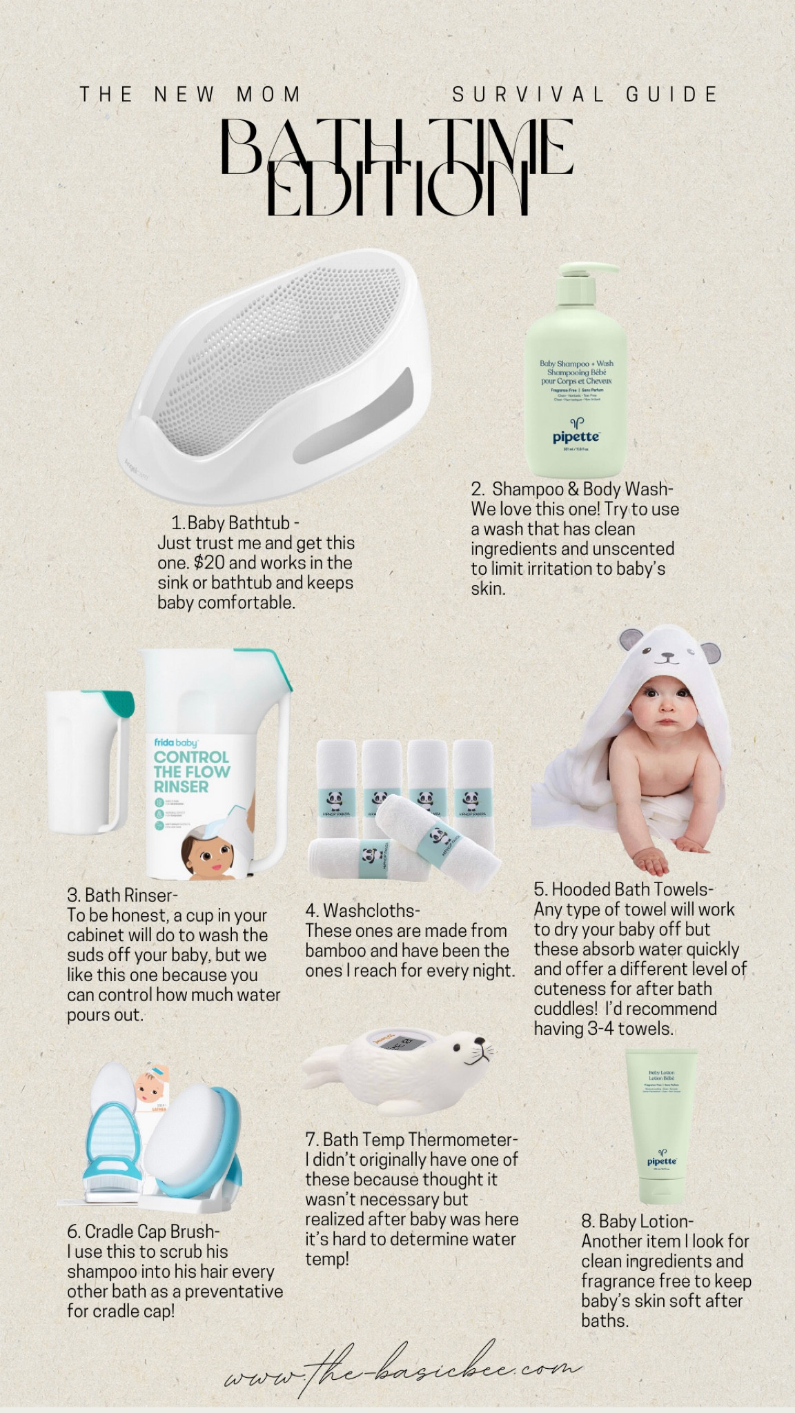 The new mom survival guide - bath time edition. The items you actually need! 

Bath time, baby must haves, baby items, bath time must haves, newborn items, baby registry must haves, baby registry, bath baby registry, new mom, bath tub, non toxic baby items 

#LTKbump #LTKbaby #LTKkids