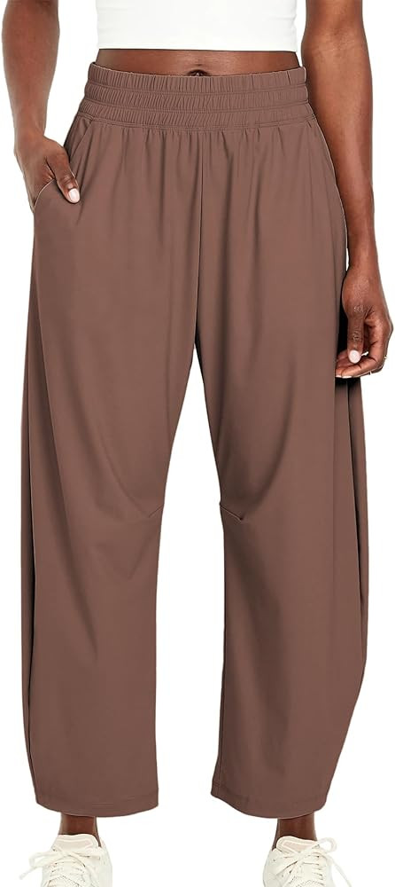 Barrel Pants Women Baggy Wide Leg Elastic Waisted Sweatpants Athletic Clothes Lounge Palazzo Trou... | Amazon (US)