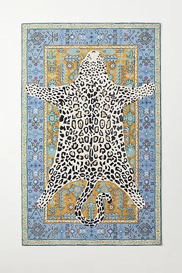Tufted Octavia Leopard Rug | Anthropologie (US)