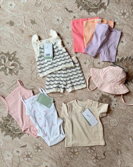 H&M order for our girl 💓💓 all newborn and so cute for summer! These little biker shorts killed me. Cannot wait for her arrival!!!! 🌸

Babygirl clothes, newborn onesies, newborn clothes, babygirl order, second pregnancy, babygirl clothing haul 

#LTKSeasonal #LTKfindsunder50 #LTKbaby