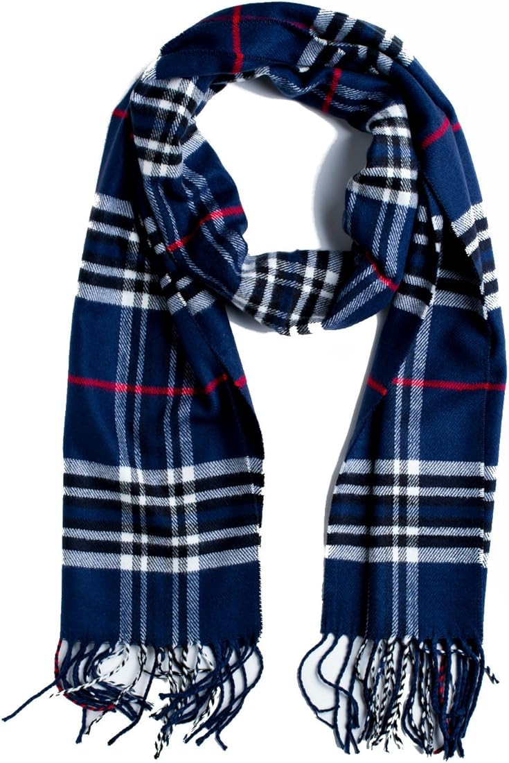 Plum Feathers Super Soft Luxurious Cashmere Feel unisex for Men and Women Winter Scarf | Amazon (US)