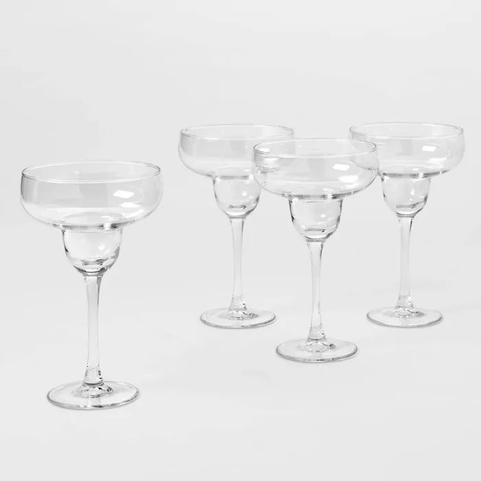 14.5oz 4pk Glass Classic Margarita Glasses - Threshold™ | Target