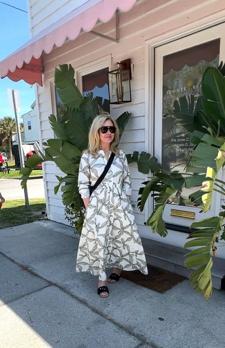 Grabbed lunch on Sullivan’s Island at Obstinate Faughter and it was so good. We’re having cooler weather in Charleston this week so it’s perfect for longer sleeves and slides. Love these Target slides too! I have them in black and a cream. 

#LTKstyletip #LTKworkwear #LTKSeasonal