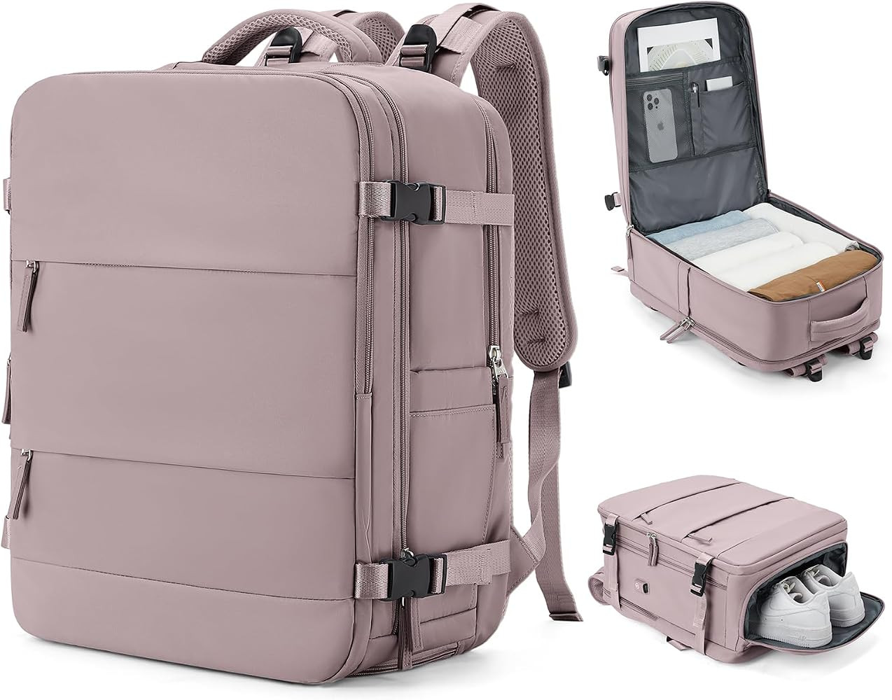 coowoz Large Travel Backpack Carry On for Women Man Waterproof Gym Backpack with Laptop Compartme... | Amazon (US)