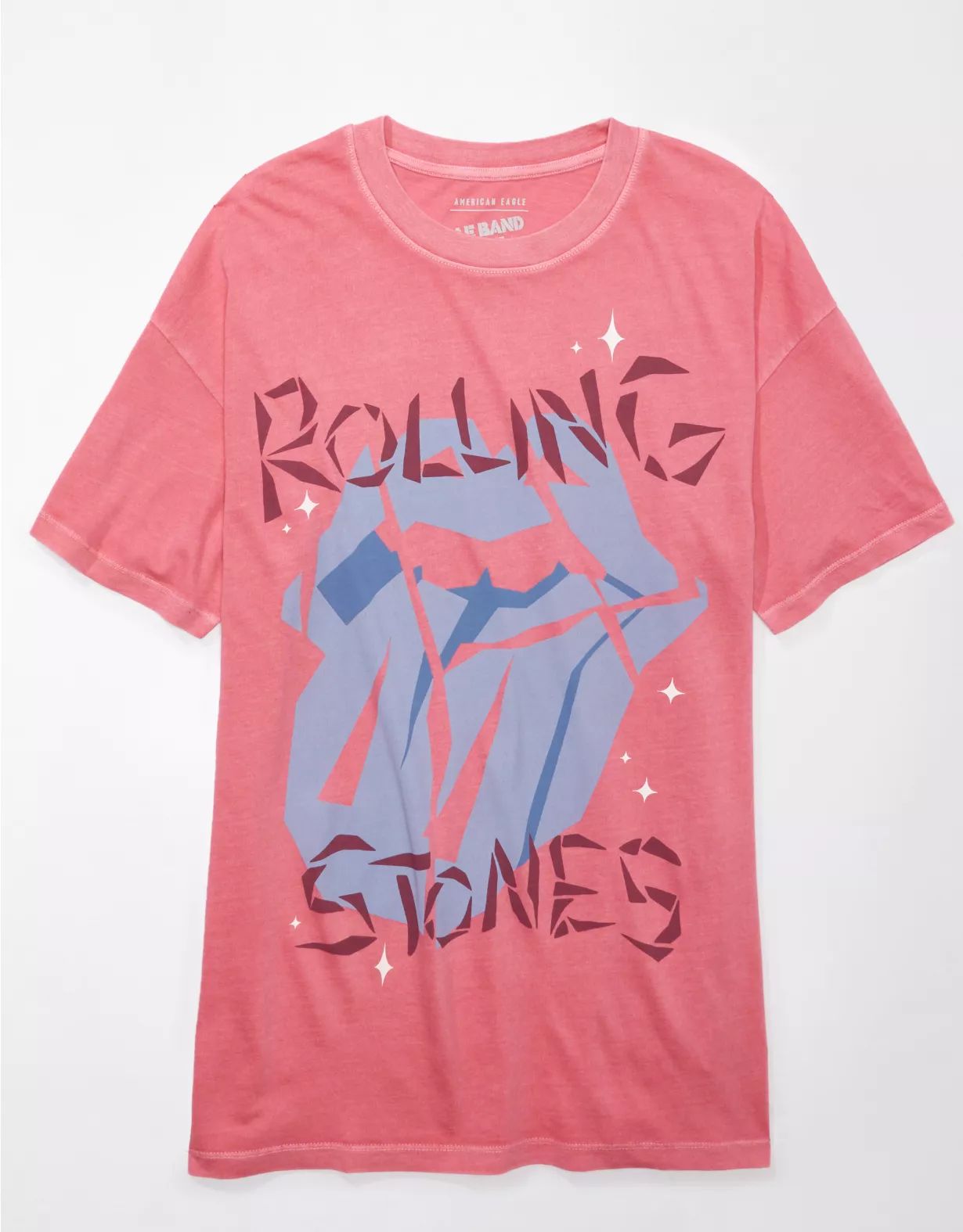 AE Oversized Rolling Stones Hackney Diamonds Graphic Tee | American Eagle Outfitters (US & CA)