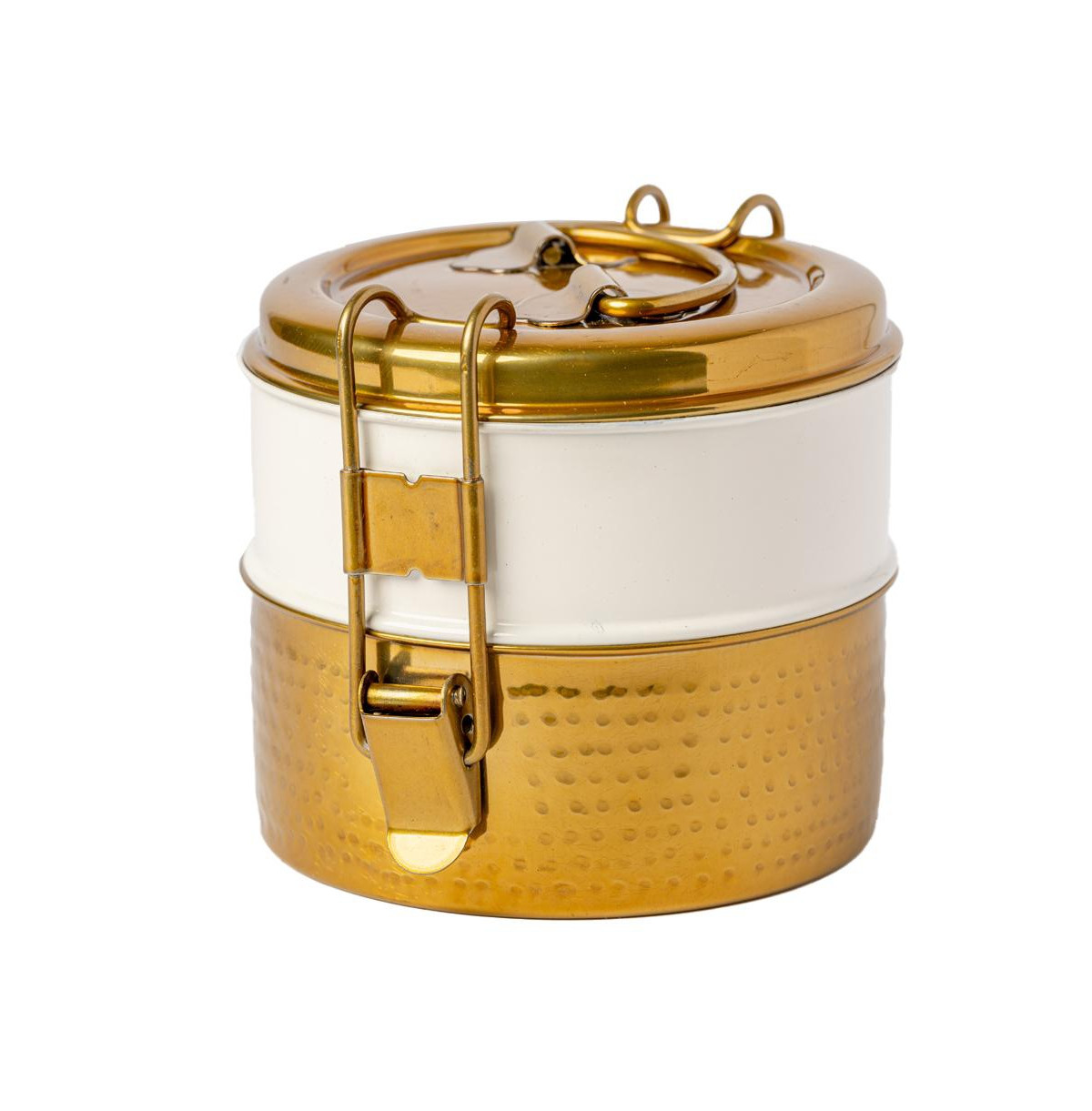 Verve Culture Tiffin Boxes -Medium 2 layer - Gold | Macy's