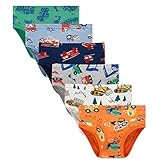 Amazon.com: Boboking Little Boys Briefs Dinosaur Truck Toddler Kids Underwear (Pack of 6) 3/4T: C... | Amazon (US)