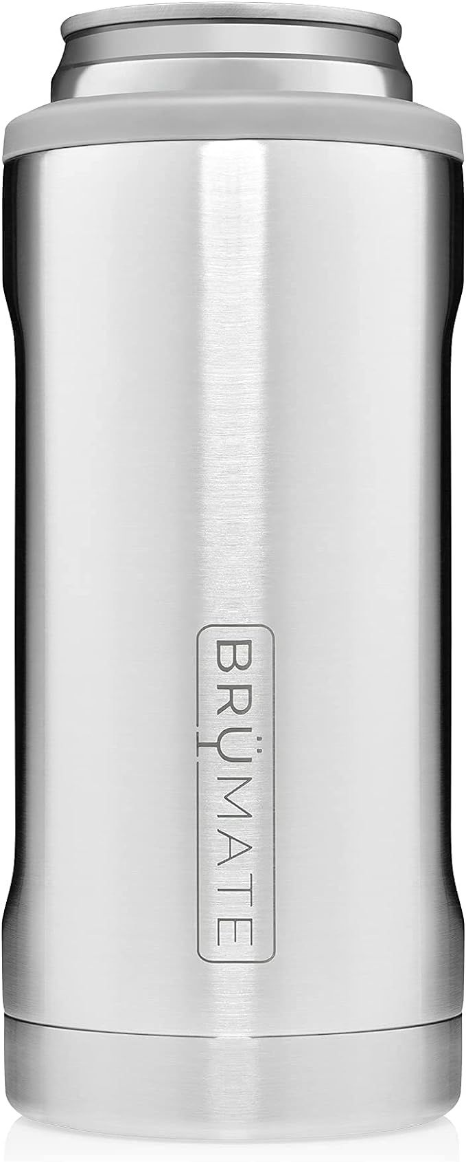 BrüMate Hopsulator Slim Can Cooler Insulated for 12oz Slim Cans | Skinny Can Coozie Insulated St... | Amazon (US)