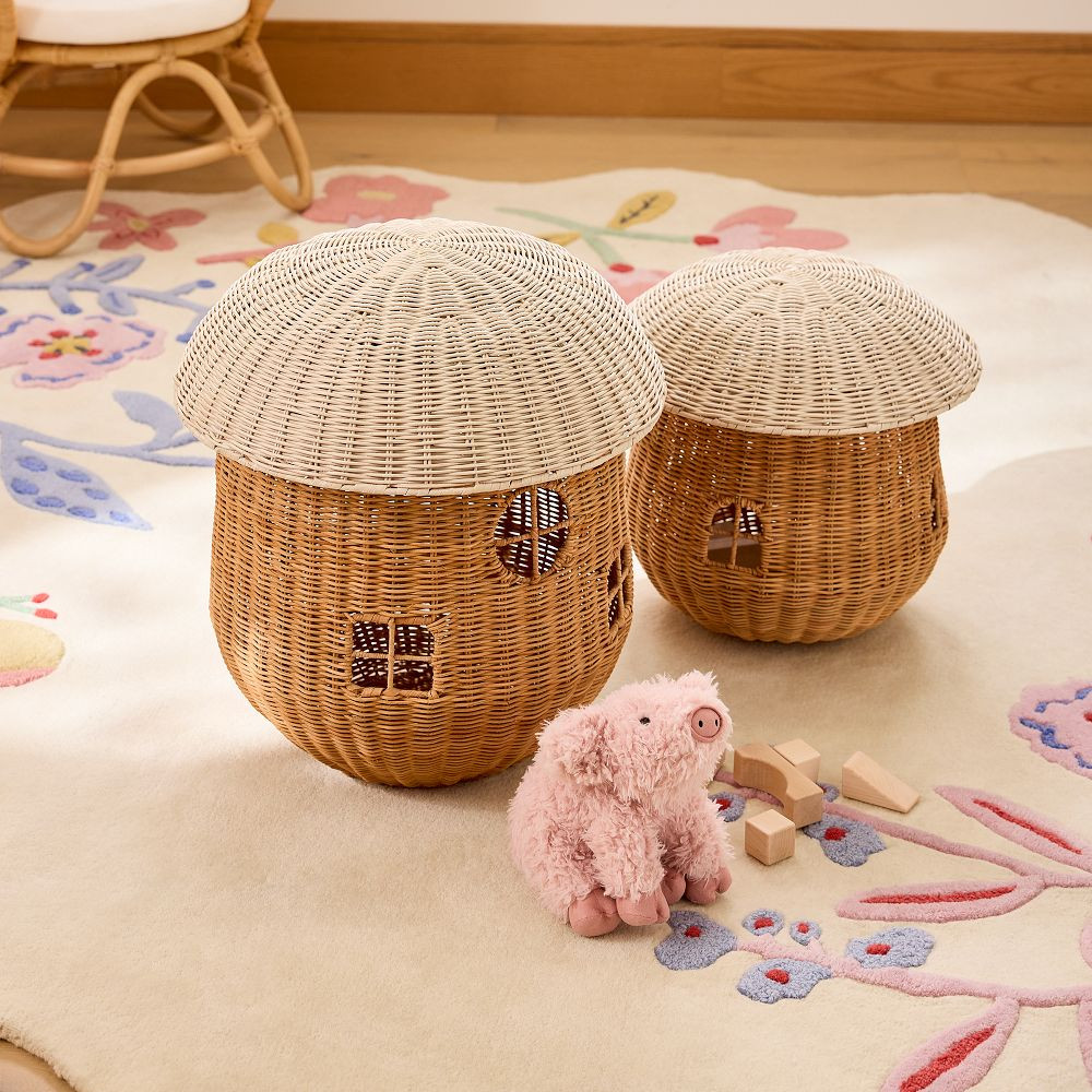 Mushroom Baskets (Set of 2) | West Elm (US)