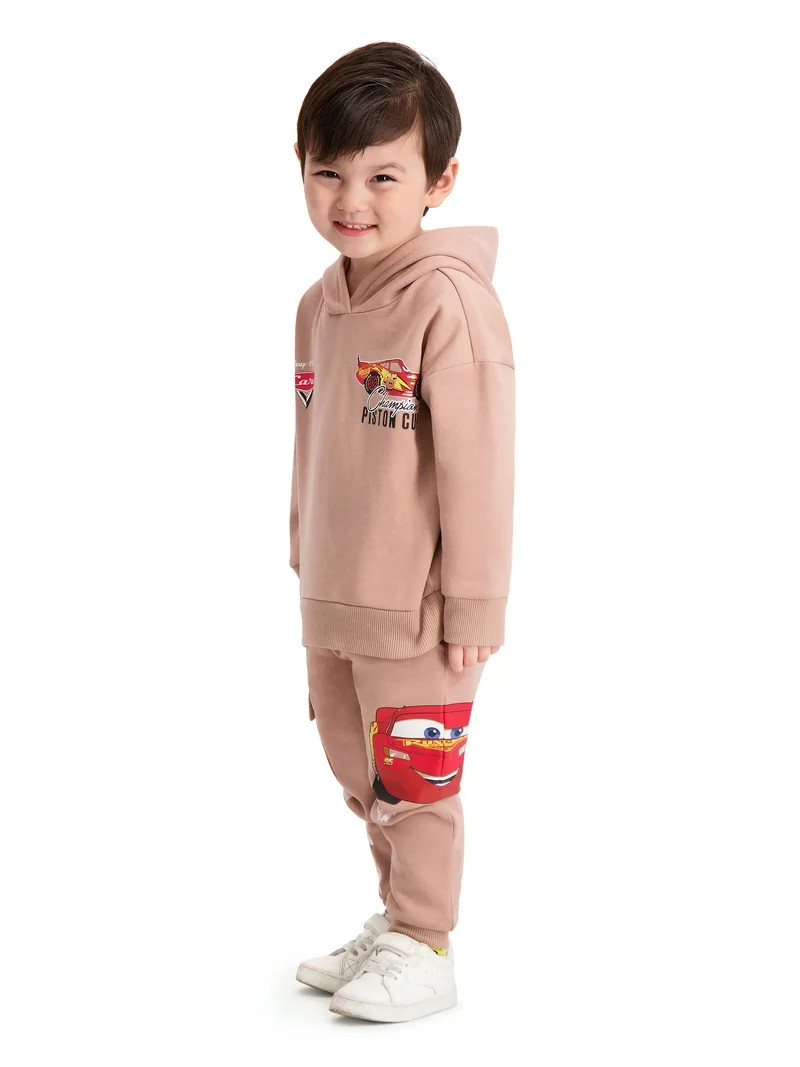 Pixar Cars Toddler Boys Graphic Hoodie and Jogger Pants Set, 2-Piece, Sizes 12M-5T | Walmart (US)