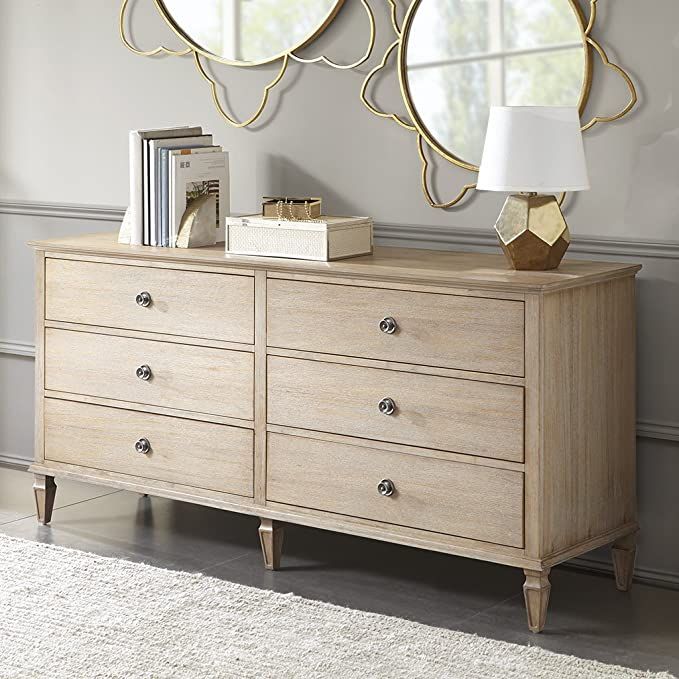 Madison Park Signature Victoria Dressers for Bedroom 6 Drawer Media Console Cabinet Accent Living... | Amazon (US)