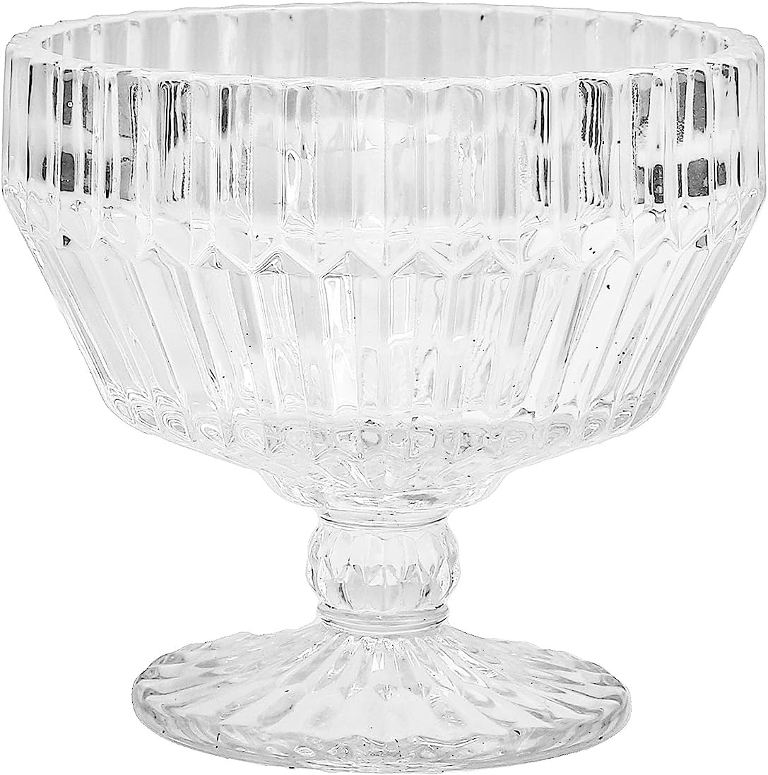 Fortessa Archie Glass Footed Dessert Bowl, 10 Ounce, Clear | Amazon (US)