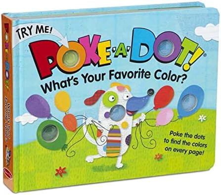 Melissa & Doug Children's Book - Poke-a-Dot: What’s Your Favorite Color (Board Book with Buttons to  | Amazon (US)