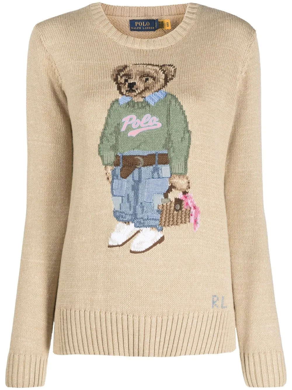Polo Ralph Lauren Polo Bear intarsia-knit Jumper  - Farfetch | Farfetch Global