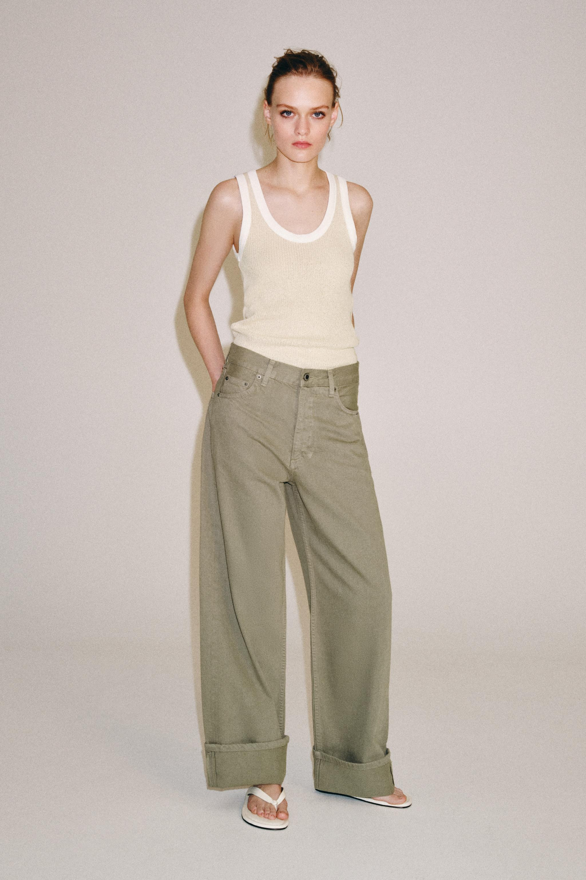 ZW COLLECTION MID-RISE BAGGY JEANS | Zara US