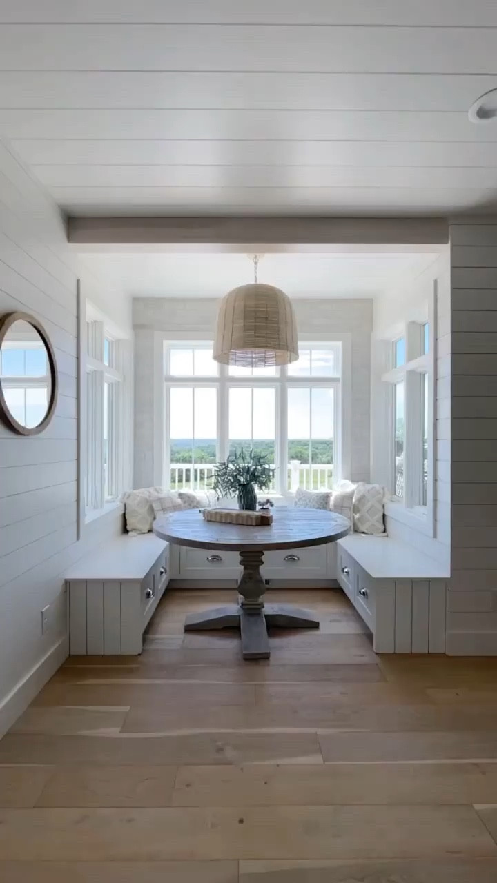 Breakfast kitchen nook - studio McGee at target pillows on sale - 20% off - pottery barn light fixture pendant on sale 30% off 

#LTKsalealert #LTKFind #LTKhome