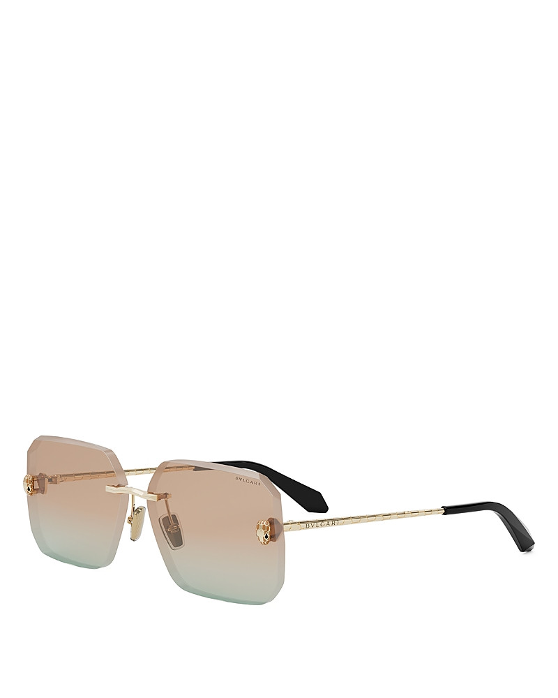 Bvlgari Serpenti Rectangular Sunglasses, 62mm | Bloomingdale's (US)